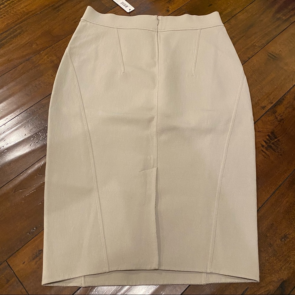 Donna Karan Khaki Pencil Skirt NWT - Picture 4 of 5